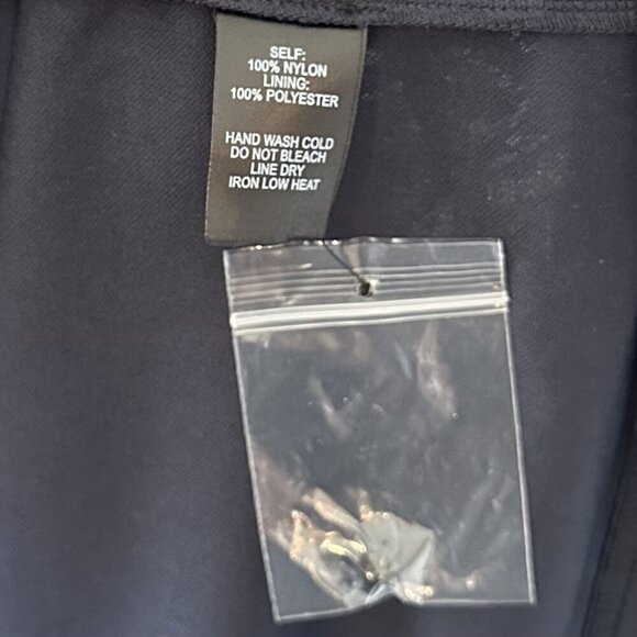 NWT Lulus Zahria Navy Blue Lace Button Front Midi Dress - Size Large - Picture 4 of 10